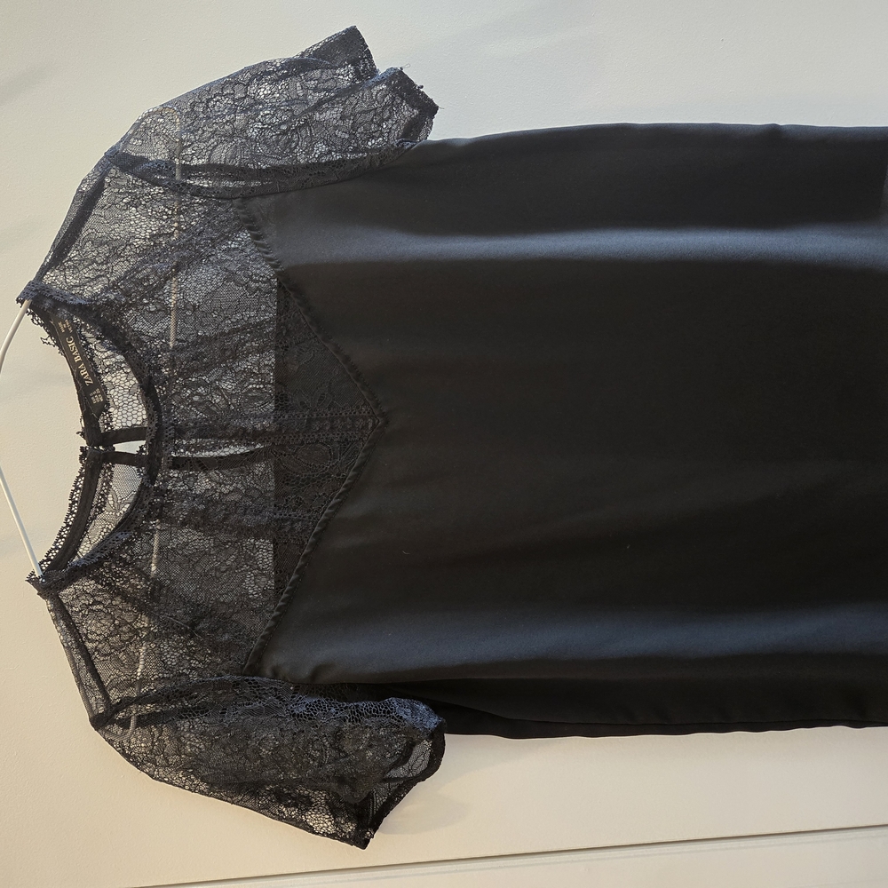 Elegant Black Lace Top